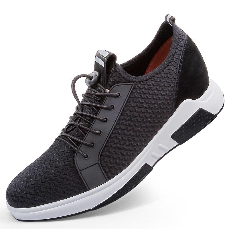 Elevator Shoes Men Sneakers Height Increasing Shoes Leisure Sports Tall Man Increase Shoes Insole 6Cm
