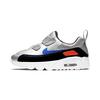 Air Max Tiny 90 Low Top Casual Shoes Metallic Silver Children Aged 3 7 Years Old 881927-017