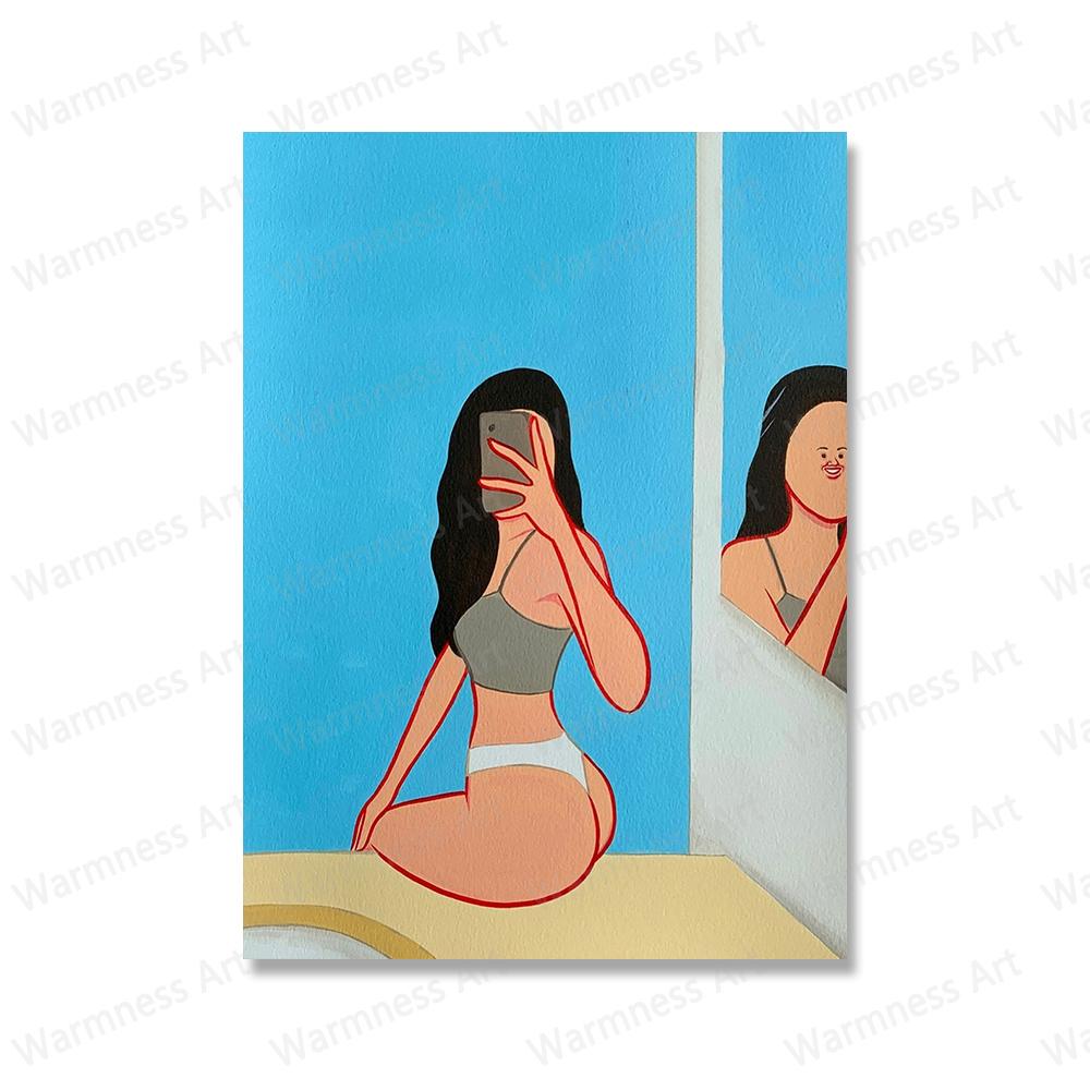 Funny Dark Humor Spain Joan Cornella Prints Canvas Painting Nordic Posters Music Wall Art Decor Pictures for Living Room Bedroom No Frame