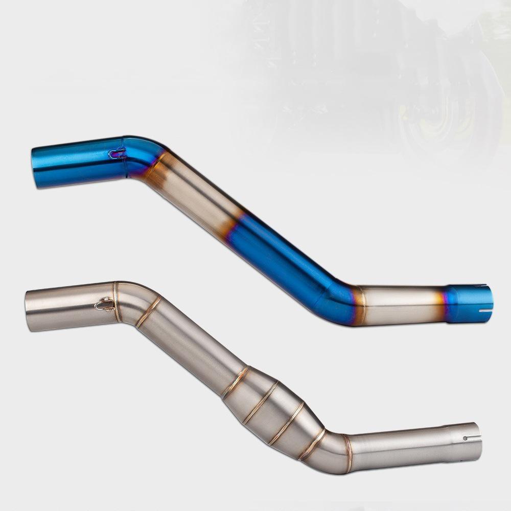Stainless Steel Exhaust Silencer with Backpressure Drum for CFMOTO NK400/NK650