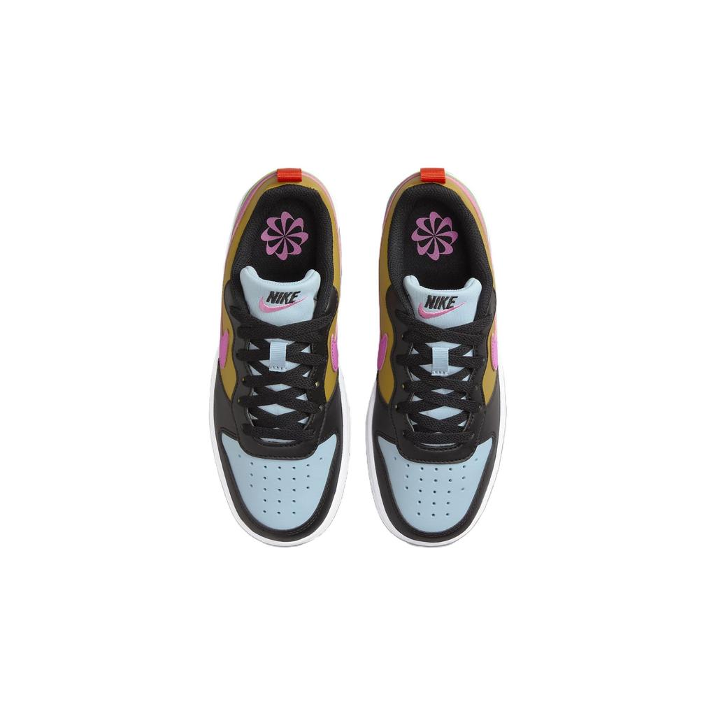 Nike Court Borough Low Recraft GS Dance Kids Sneakers Black Bronzine Light-Armory-Blue DV5456-004