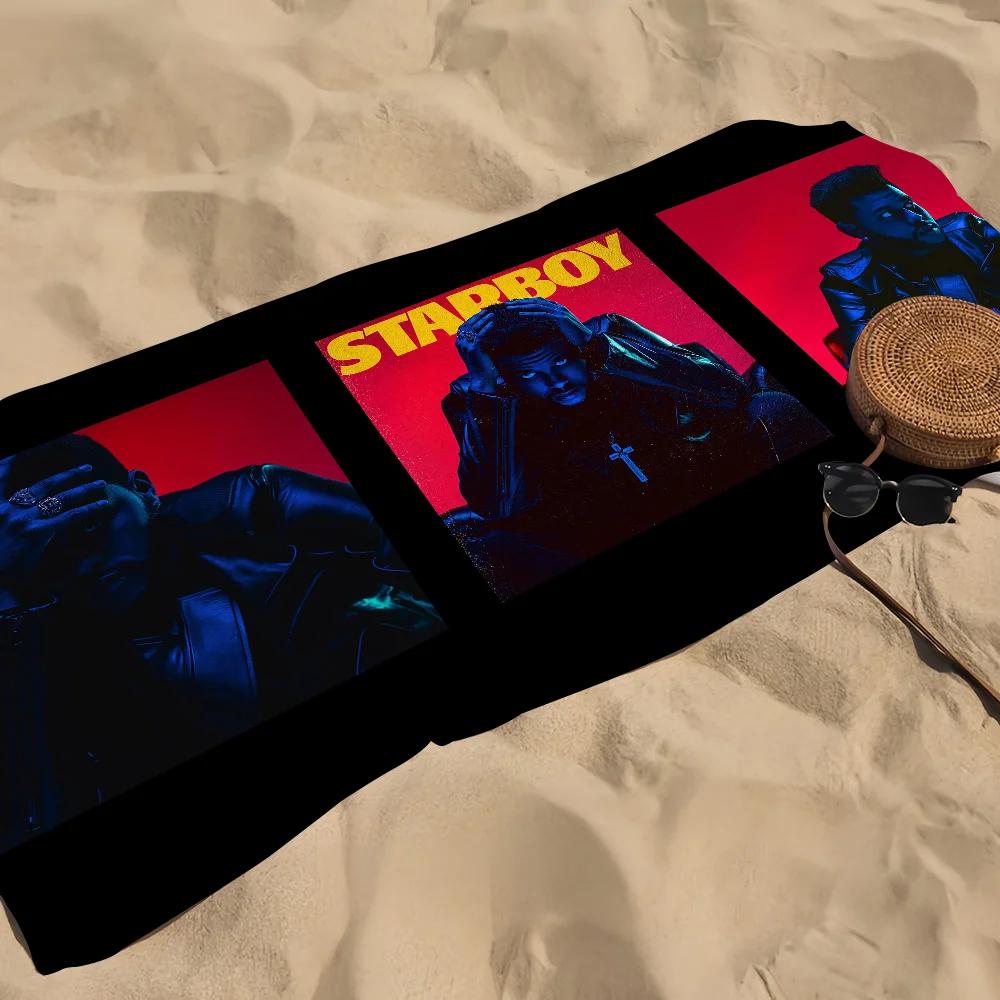 The Weeknd Singer Towel Pool Beach Towel Portable Quick Fast Dry Sand Outdoor Travel Swim Blanket Thin Mat Bath Towel