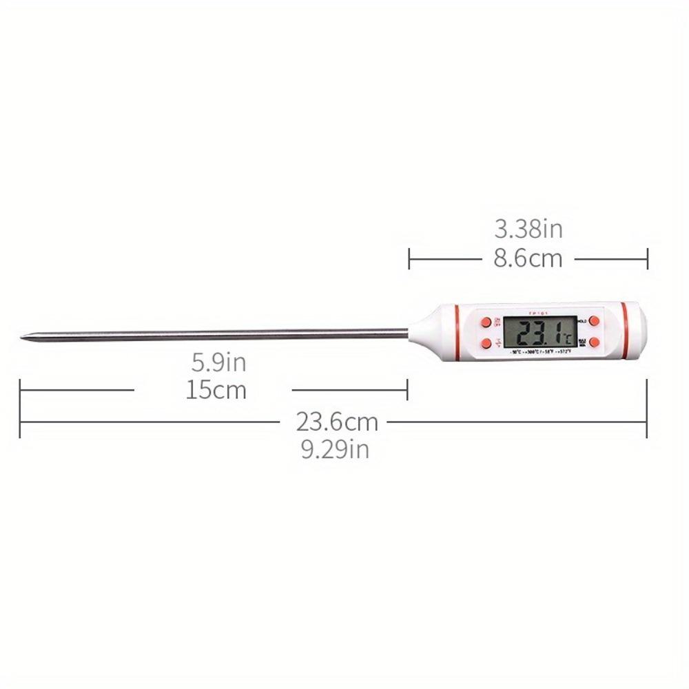 1pc, Kitchen Food Thermometer, Food Pen Probe Thermometer, Instant Reading Meat Thermometer, Visual Thermometer