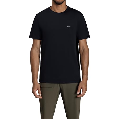 Мужская футболка Mammut Essential, азиатский крой, AF, 1017-05080, черный, PRT2