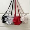 Modische Damen-Schultertasche Neue Hochwertige PU-Weichleder Kleine Quadratische Tasche mit Mehreren Taschen Design-Sinn Umhängetasche