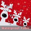 Funny Reindeer Red Christmas Shower Curtain With 12 Hooks Holiday Xmas Christmas Shower Curtains For Bathroom Christmas Decor,