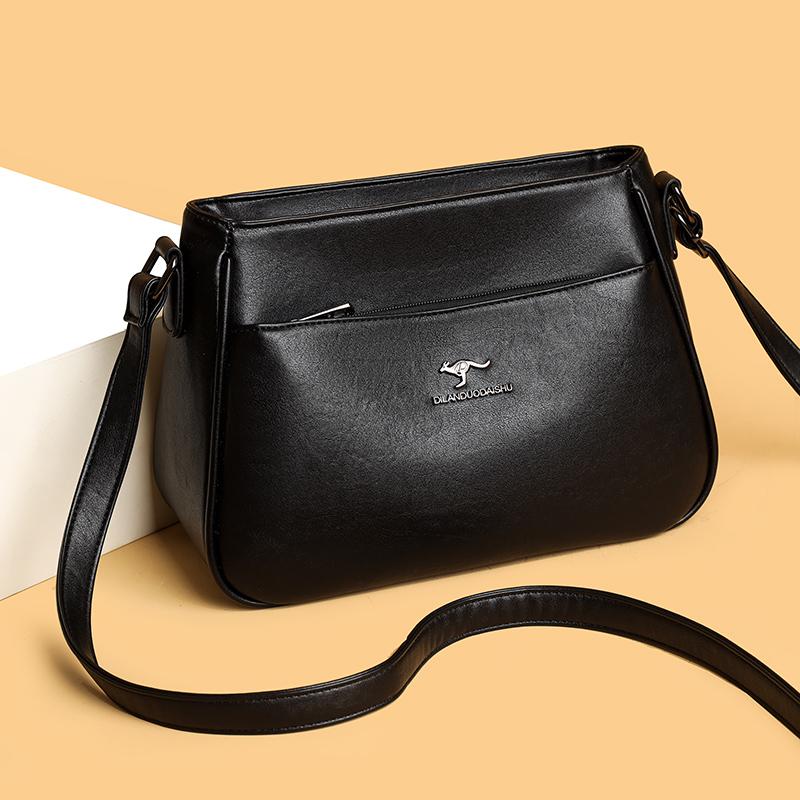 Neue Luxus-Design-Handtasche für Damen, Vintage-Stil PU-Leder Lässige Tote-Umhängetasche, Langlebige Multifunktionale Crossbody-Tasche