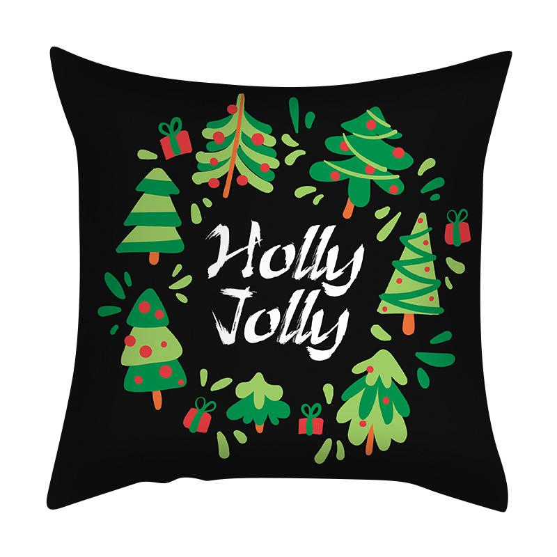Pillowcase Christmas Cartoon Nordic Cross-border Special for Living Room Bedroom Cushion Pillow