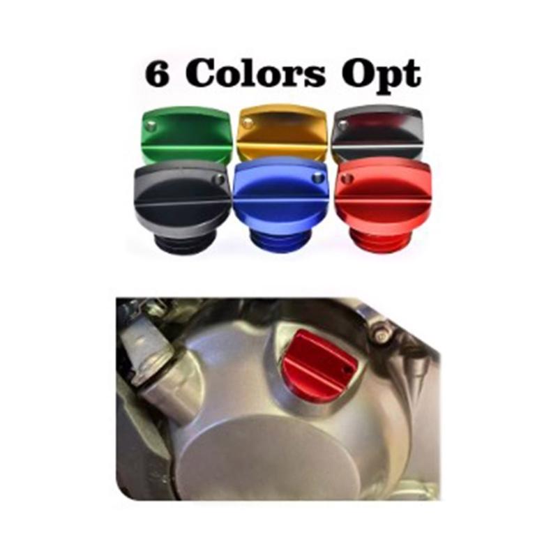 Motorcycle Oil Caps Screws, Aluminum Alloy, Leak Proof Seal Suitable for All Bikes Enhanced Sealing and Leak Prevention