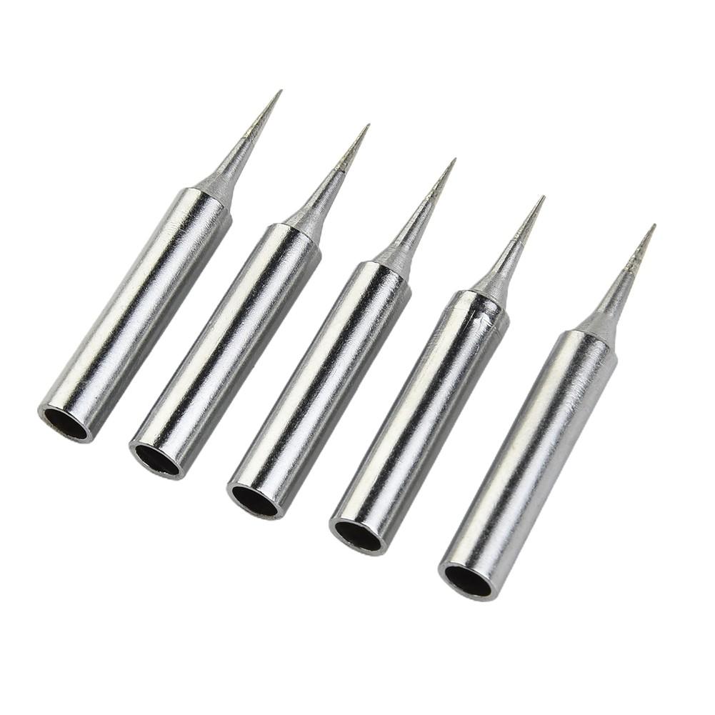 5pcs Soldering tips Pure copper Silver Screwdriver Equipment Soldering