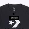 Converse T Shirts Unisex Black Crew Neck Moderate Straight Fit UCJ639-023