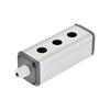 uxcell Push Button Switch Control Box, Switch Button Station Box, Aluminum, 3-Hole, 16mm, with PG7 Cable Gland