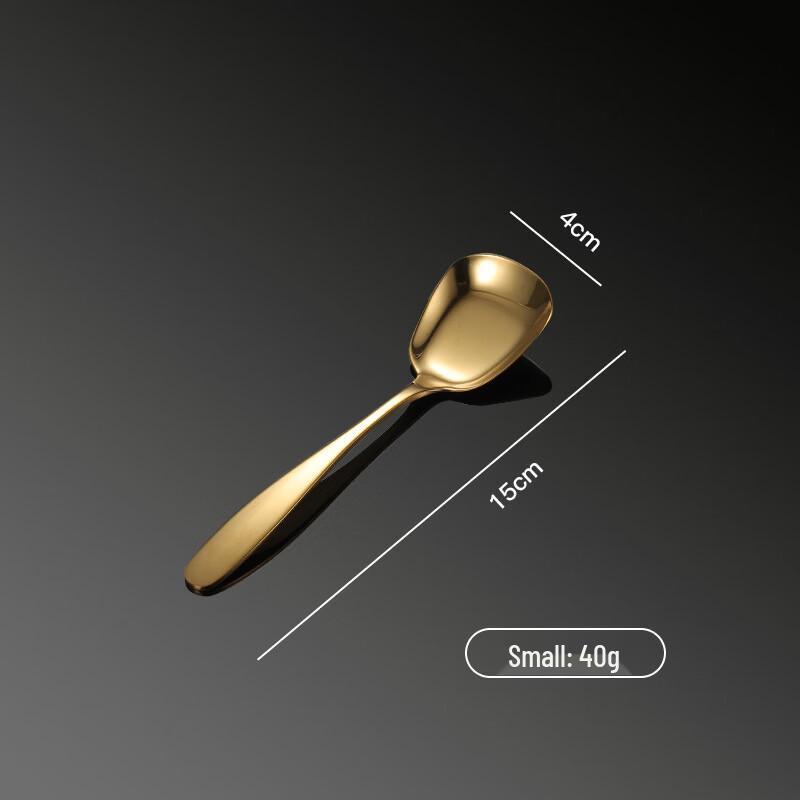 Qianxing 304 Stainless Steel Kids Square Flat Rice Spoon