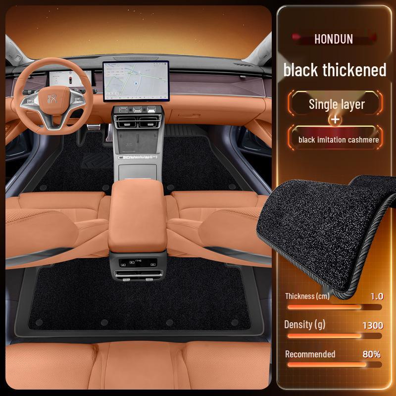 BYD Han L Floor Mats for TPEDM/EV25: New Car Interior Accessories for Driver and Passenger