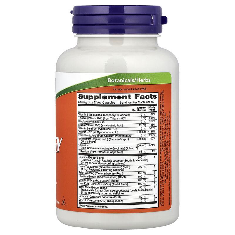 Energy, 90 Veg Capsules