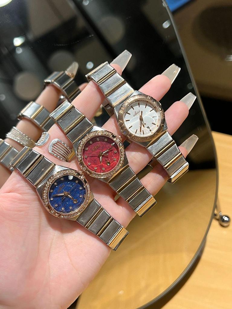 Gemini Series Oujia Fashion Women's Korean Style Quartz Watch with Trendy Steel Band