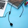 Mini Portable Head Microphone Lightweight Condenser 3.5mm Jack Handsfree Teacher Microphone for Teaching Tour Guide