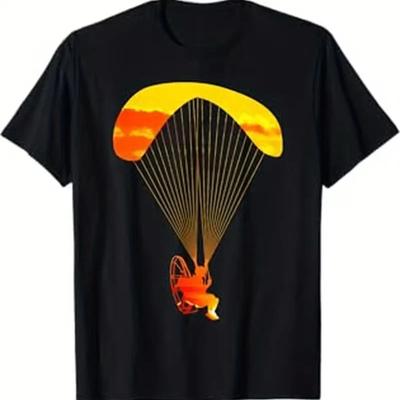Unisexs Unisexs Paragliding Paramotor T Shirt 100 Soft Breathable A Vintage Homme Designer Clothes Unisex Slightly