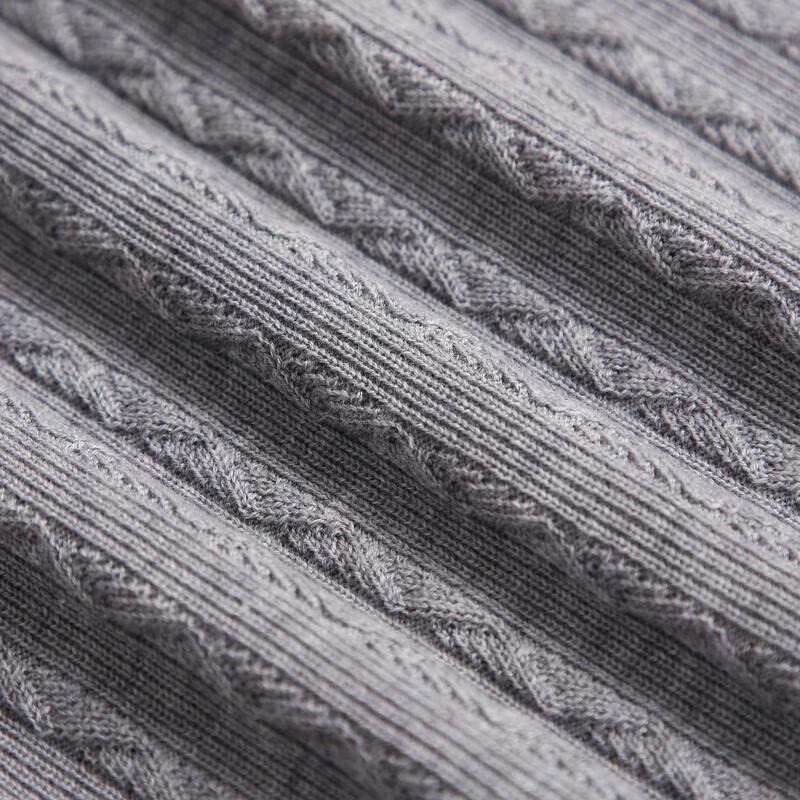 K-Boxing Men's 100% Merino Wool Knitted Polo Shirt