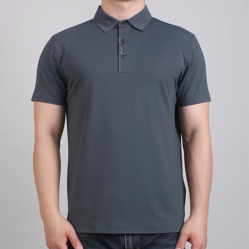 Мужская рубашка-поло Yasun с коротким рукавом в стиле business casual 48