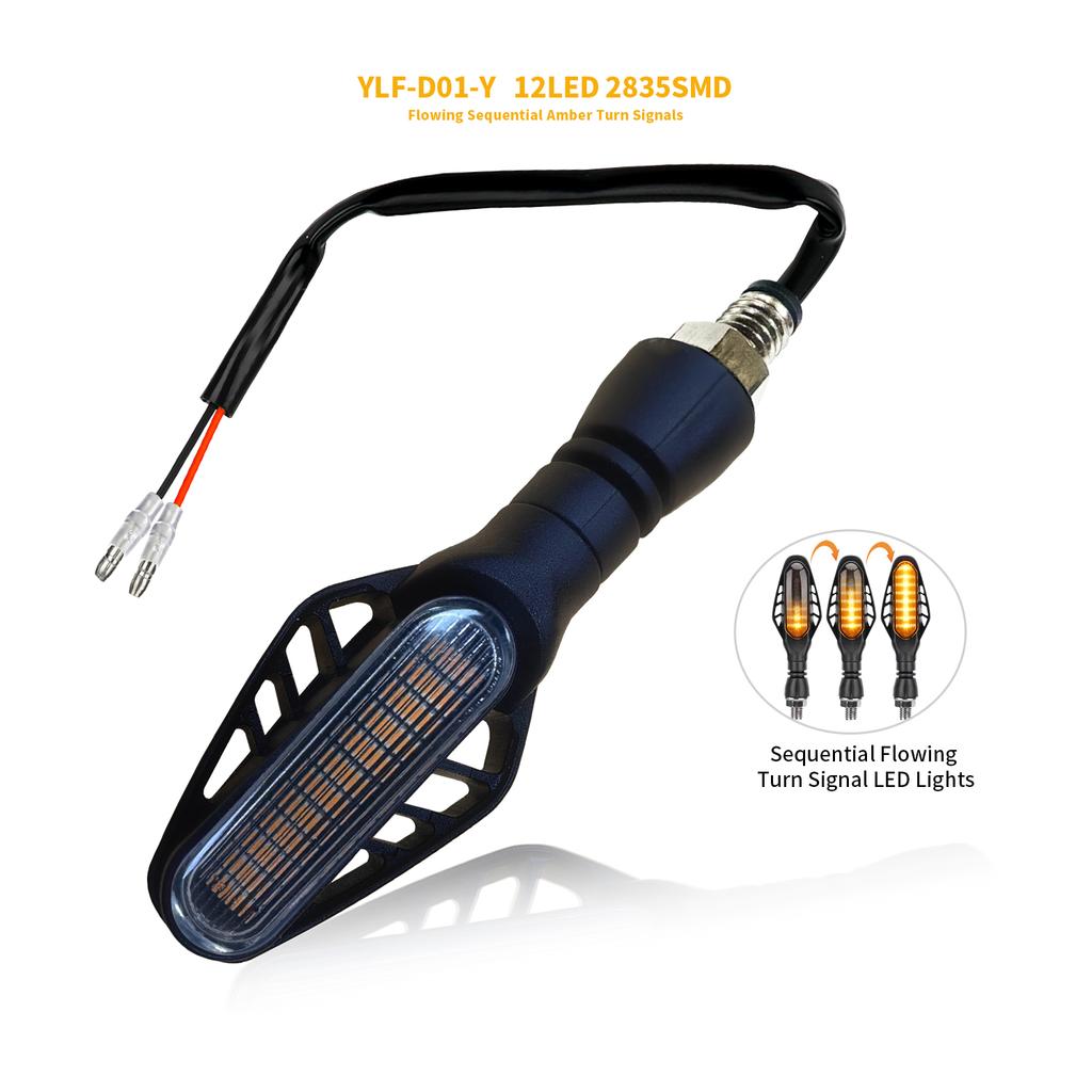 HQ Universal Led Motorcycle Directional Indicators Turn Signals Stop Signal Light DRL Flashing Flashing Rear Tail Brake Flasher