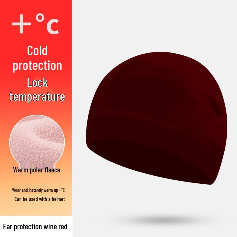 Thick Fleece Ear-Protective Winter Motorcycle Helmet Liner