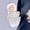 500ml Hello Kitty Brčko Kelímek Roztomilý Přenosný Plastový Kelímek Jednoduchý Studentský Dvojitý Kelímek na Pití Sportovní Nepropustný Kelímek na Vodu Dárek pro Dívky