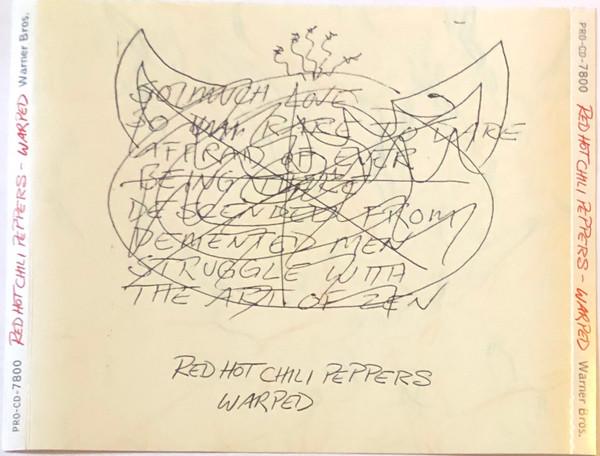 

CD RED HOT CHILI PEPPERS - Warped PROCD7800PROMO Warner Bros. Re 1995 US Rock Used