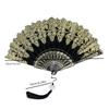 3Pieces/Set European-style vintage floral handheld folding fan, elegant style, decorative accessory for single parties, a perfect summer gift for