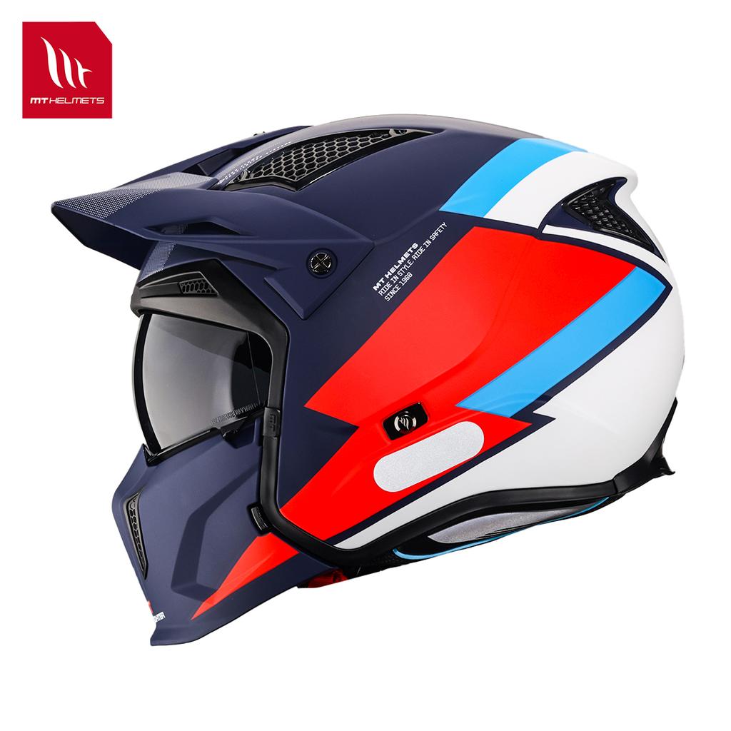 Motorcycle Modular Mt Helmet Spain Streetfighter Single Visor Quick-Release