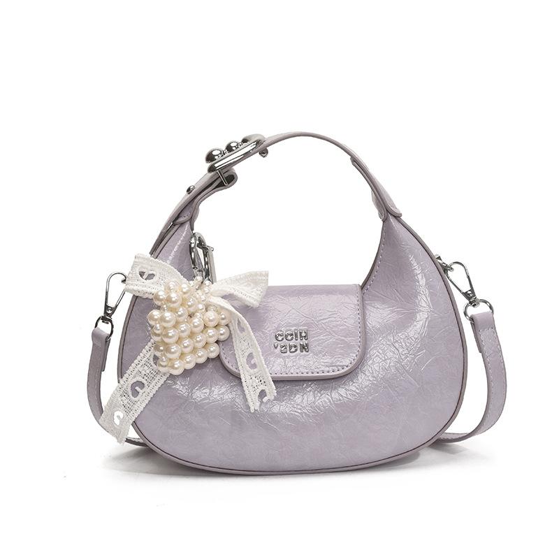 Fashion Crescent Moon Bag Women's New Lightweight Portable Commuter Shoulder Messenger Bag