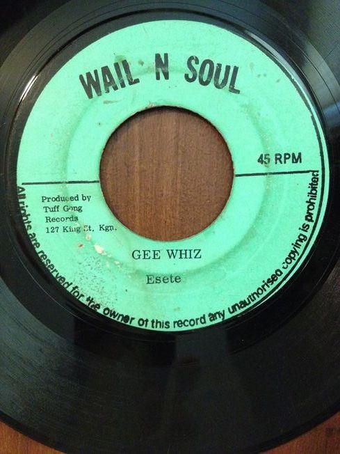 

7inch Record ESETE - Gee Whiz NONE Wail N Soul M Jamaica Reggae, Ska & Dub Used