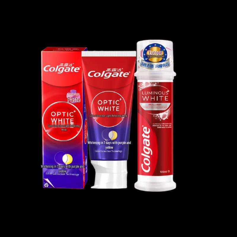 Colgate Whitening Pump Toothpaste with Color Corrector