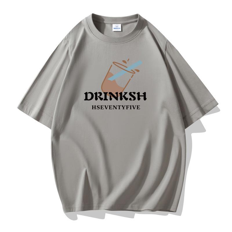 

Летняя модная мужская футболка с короткими рукавами, свободная, 100% хлопок, большой размер S хаки