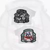 Punk Y2k Short Sleeve T-Shirt Teens Loose Fit Casual Top With Print