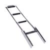 3 Step Boat Ladder Stainless Steel Under Platform Slide Mount Marine Telescoping Ladder for Pontoon Boat