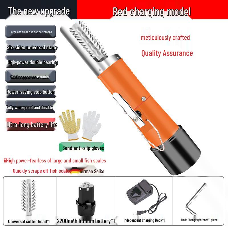 Fully Automatic Electric Fish Scaler & Scale Remover Tool