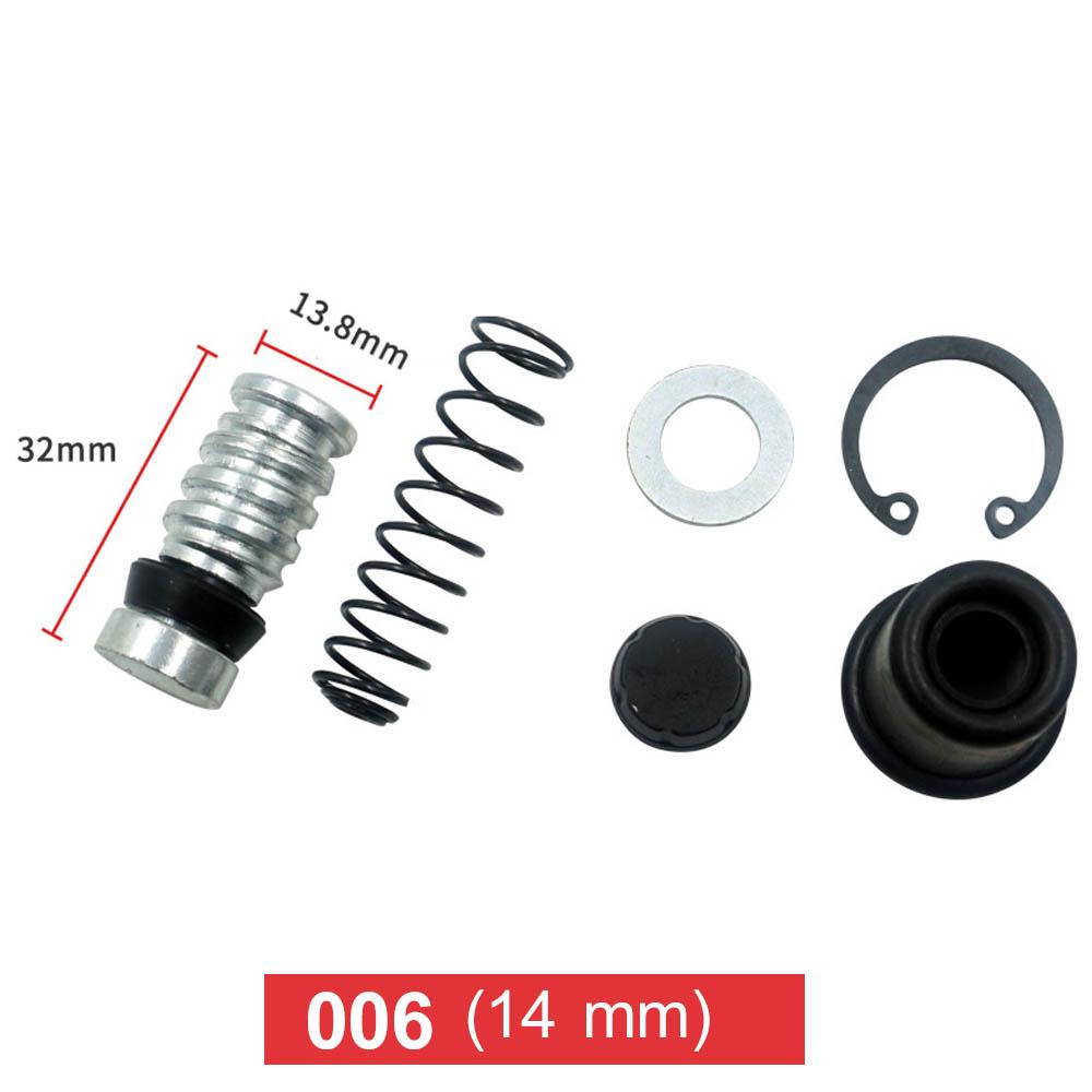 Motorcycle Disk Brake Upper Pump Front Rear Master Cylinder Piston Oil Seal Leather Bowl Repair Kit 14mm 12.7mm 11mm