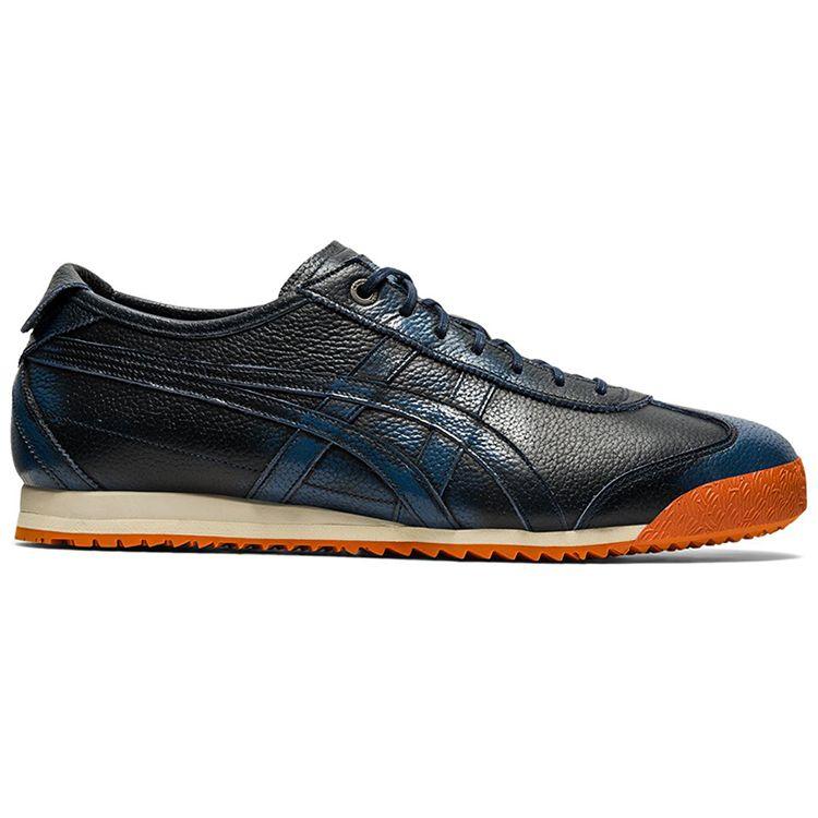 ONITSUKA TIGER Mexico 66 Sd Non-Slip Durable Lightweight Low-Top Sports Casual Shoes Unisex Sneakers Blue Brown 1183A837-400