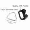1Pair Camera Strap Triangle Split Ring Adapter Camera Strap Triangle Split Ring Hook Camera Strap Connection Buckle