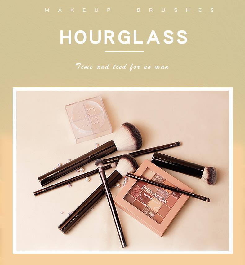 Hourglass Make-Up Pinsel Set & Kit Beinhaltet Puder Foundation Concealer Lip Rouge Bronzer Lidschatten Eyeliner Highlight Pinsel