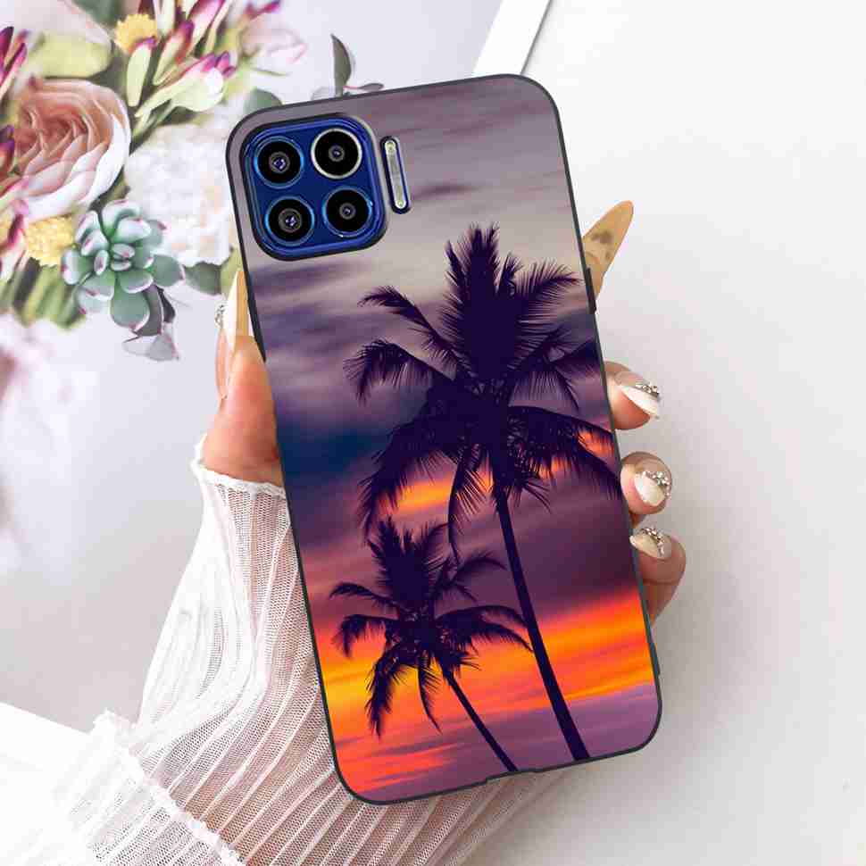 

For Motorola One 5G 6.7 Case Latest Popular Prints Silicone TPU Black Cover For Motorola One MOTO ONE 5G Phone Cases Bumper Motorola One 5G