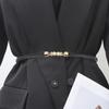 Adjustable Thin Waist Belt for Women Fashion Slimming Buckle Suit Dress Skirt Date and Office Use