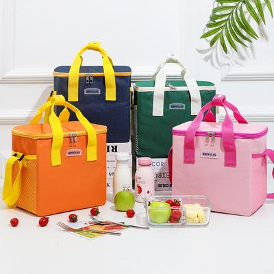 8L Großraum Thermische Lunchtaschen Picknick Lebensmittel Aufbewahrungsbeutel Verdickte Aluminiumfolie Büroangestellter Mahlzeit Isoliert Bento Box Tasche