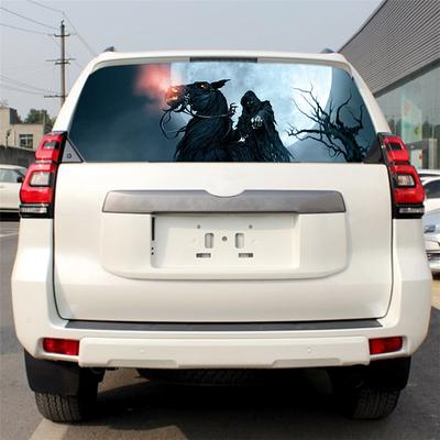 Rear Window Decal With Death Image, 65" X 22", For Truck, Jeep, Suv