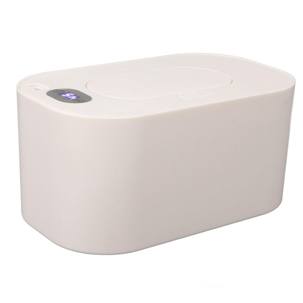 Wet Wipe Warmer Large Capacity LED Screen Portable Uniform Heating Adjustable Heated Wipes Dispenser