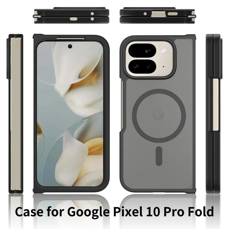 Premium Skin Feel Matte Magnetic Wireless Charge Cover for Google Pixel 10 Pro Fold for Mag-safe Hard PC Protection Case Fundas