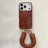 Bow Rocking Horse Solid Color Protective Phone Case for iPhone 17/16PRO/15P/14P Girls