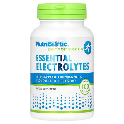 NutriBiotic, Sportovní výkon, Esenciální elektrolyty, 100 zeleninových kapslí