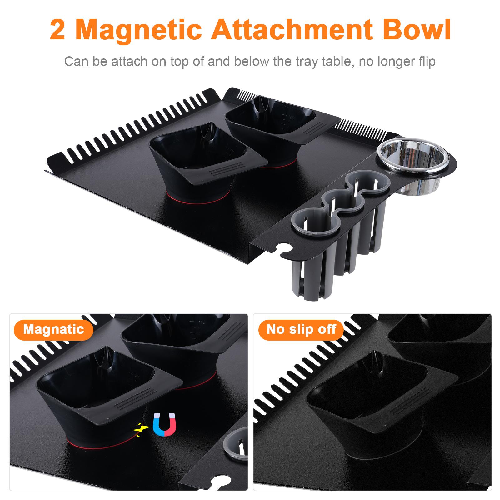 

Hair Extension Tray Salon Tray Wig Stand Movable Rolling Tray Instrument Storage Cart Station for Hair Extension Hair Coloring Hairdressing Salons